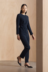 Clever Crepe Malone Top Navy Clever Crepe Malone Top Navy