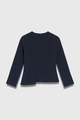 Clever Crepe Malone Top Navy Clever Crepe Malone Top Navy