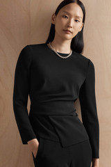 Clever Crepe Malone Top Black Clever Crepe Malone Top Black