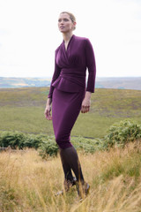 Arlington Jersey Dress Bright Amethyst Arlington Jersey Dress Bright Amethyst