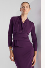 Arlington Jersey Dress Bright Amethyst