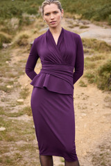 Arlington Jersey Dress Bright Amethyst Arlington Jersey Dress Bright Amethyst