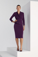 Arlington Jersey Dress Bright Amethyst
