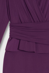 Arlington Jersey Dress Bright Amethyst