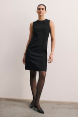 Clever Crepe Sanmero Dress Black