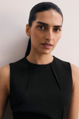 Clever Crepe Sanmero Dress Black