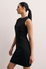 Clever Crepe Sanmero Dress Black