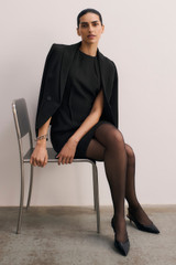 Clever Crepe Sanmero Dress Black