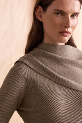 Ferno Merino Dress Fawn Ferno Merino Dress Fawn