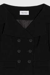 Clever Crepe Hamilton Jacket Black