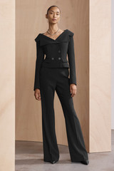 Clever Crepe Hamilton Jacket Black