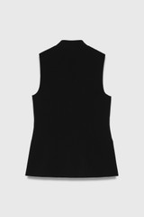 Clever Crepe Hartley Waistcoat Black Clever Crepe Hartley Waistcoat Black