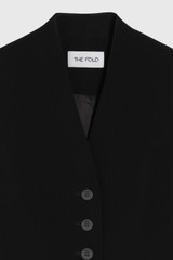 Clever Crepe Hartley Waistcoat Black Clever Crepe Hartley Waistcoat Black