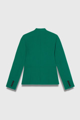 Verona Sculpt Stretch Crepe Jacket Cyanine Green Verona Sculpt Stretch Crepe Jacket Cyanine Green