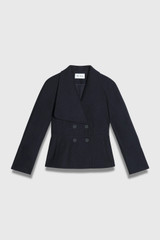 Napier Boiled Wool Jacket Navy