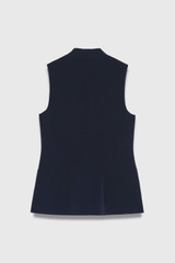 Clever Crepe Hartley Waistcoat Navy Clever Crepe Hartley Waistcoat Navy
