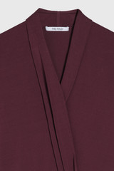 Mayfield Stretch Knit Top Deep Plum