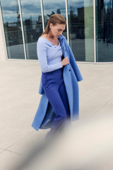 Sculpt Knit Lucila Top Pale Blue Sculpt Knit Lucila Top Pale Blue