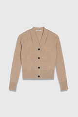 Popoli Wool Cashmere Blend Cardigan Light Fawn Popoli Wool Cashmere Blend Cardigan Light Fawn
