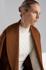 Berkeley Wool Double-Faced Coat Camel