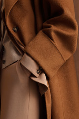 Berkeley Wool Double-Faced Coat Camel