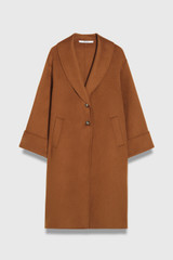 Berkeley Wool Double-Faced Coat Camel
