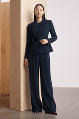 Clever Crepe Rialto Wide-Leg Trousers Navy