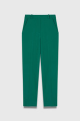 Tavira Sculpt Stretch Crepe Slim-Leg Trousers Cyanine Green Tavira Sculpt Stretch Crepe Slim-Leg Trousers Cyanine Green