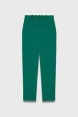 Tavira Sculpt Stretch Crepe Slim-Leg Trousers Cyanine Green Tavira Sculpt Stretch Crepe Slim-Leg Trousers Cyanine Green