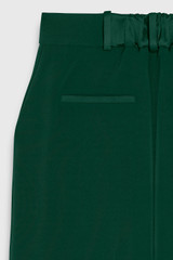 Clever Crepe Adelaide Wide-Leg Trousers Forest Green Clever Crepe Adelaide Wide-Leg Trousers Forest Green