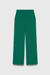 Adelaide Sculpt Stretch Crepe Wide-Leg Trousers Marine Green