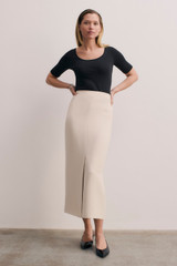 Piedmont Croc-Embossed Leather Heels 35 Black