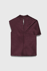 Ocana Satin Blouse Deep Plum Ocana Satin Blouse Deep Plum