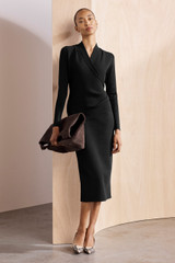 Sculpt Knit Gradara Dress Black