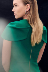 Athina Sculpt Stretch Crepe Dress Cyanine Green Athina Sculpt Stretch Crepe Dress Cyanine Green