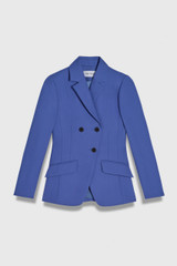 365 Pure Wool Abbeville Jacket Deep Cornflower Blue