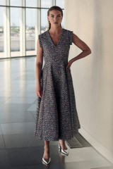 Valance Herringbone Tweed Dress Ivory Valance Herringbone Tweed Dress Ivory