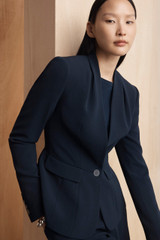 Clever Crepe Mira Jacket Navy Clever Crepe Mira Jacket Navy