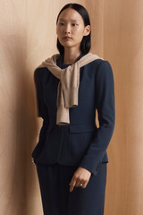 Clever Crepe Mira Jacket Navy Clever Crepe Mira Jacket Navy