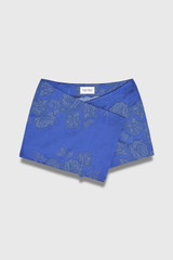 Bari Jacquard Wrap Deep Cornflower Blue Bari Jacquard Wrap Deep Cornflower Blue