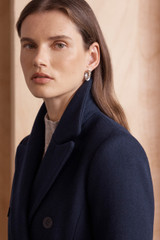 Hampstead Wool Blend Coat Navy Hampstead Wool Blend Coat Navy