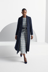 Hampstead Wool Blend Coat Navy