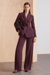 Clever Crepe Knighton Jacket Plum Clever Crepe Knighton Jacket Plum