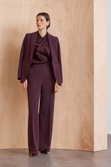 Clever Crepe Knighton Jacket Plum Clever Crepe Knighton Jacket Plum