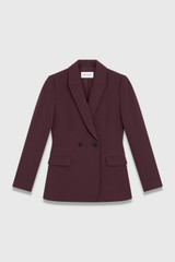 Clever Crepe Knighton Jacket Plum