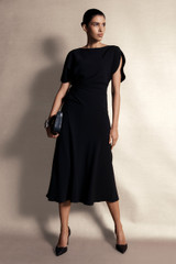 Clever Crepe Salerno Dress Black Clever Crepe Salerno Dress Black