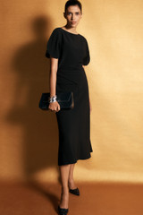Clever Crepe Salerno Dress Black