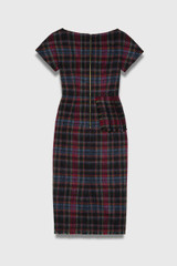 Cannich Wool Dress Red And Blue Cannich Wool Dress Red And Blue