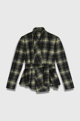 Culloden Wool Check Jacket Black And Green Culloden Wool Check Jacket Black And Green