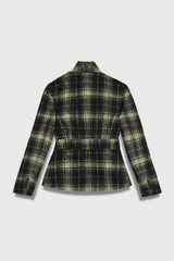 Culloden Wool Check Jacket Black And Green Culloden Wool Check Jacket Black And Green